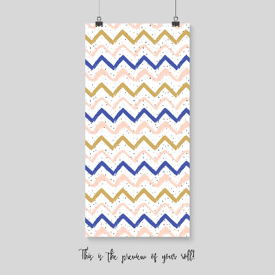 Fotobehang Zoete pastelzigzags