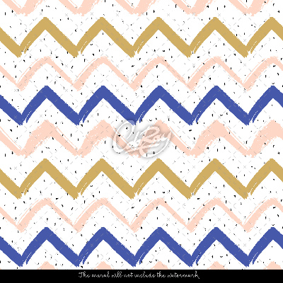 Fotobehang Zoete pastelzigzags