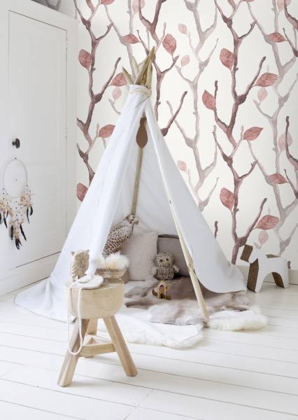 Fotobehang De winter komt eraan