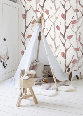 Fotobehang De winter komt eraan