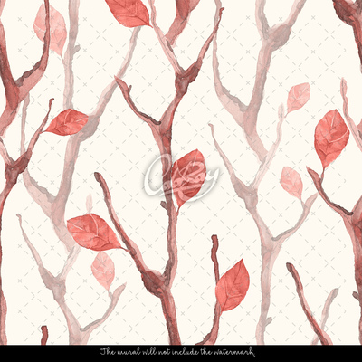 Fotobehang De winter komt eraan