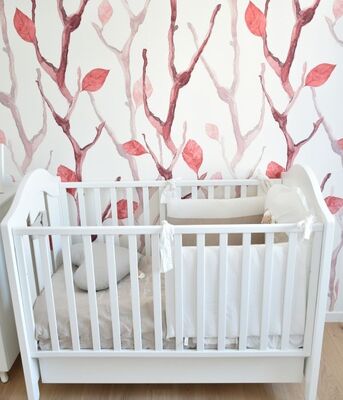 Fotobehang De winter komt eraan