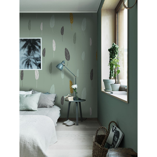 Fotobehang Vallende bladeren