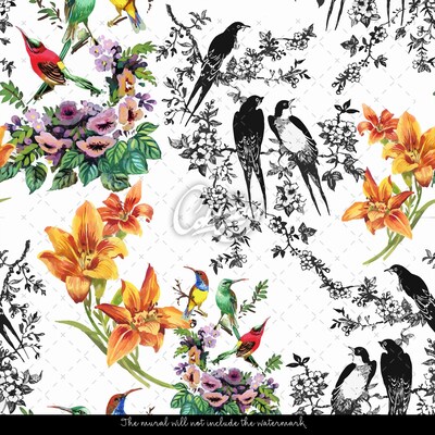 Fotobehang Magisch kleurenspel