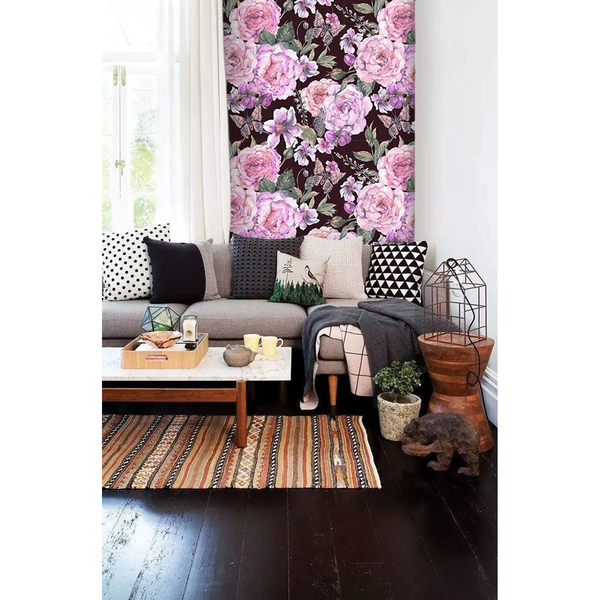 Fotobehang Boeket roze rozen