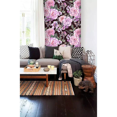 Fotobehang Boeket roze rozen