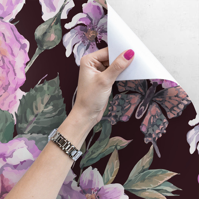 Fotobehang Boeket roze rozen