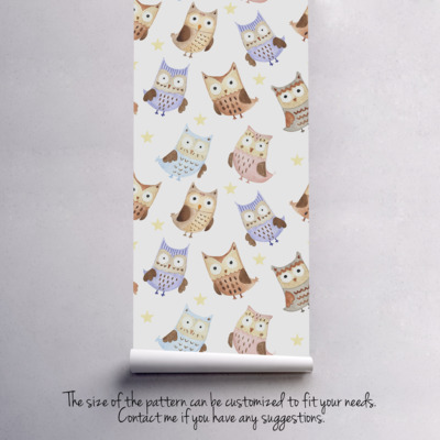 Fotobehang Dansende uilen