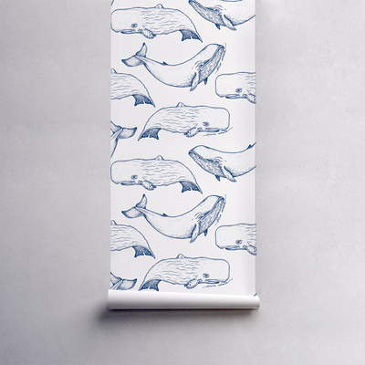 Fotobehang Reuzenwalvissen