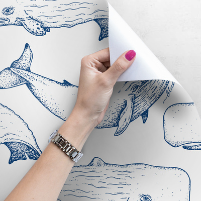 Fotobehang Reuzenwalvissen