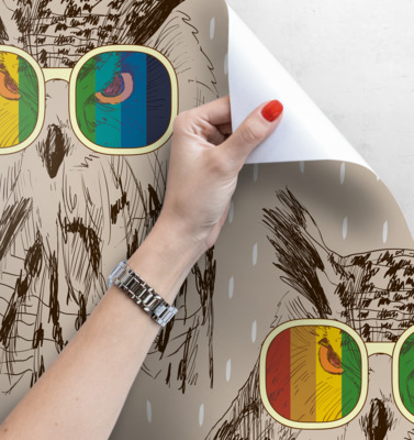 Fotobehang Disco Uil