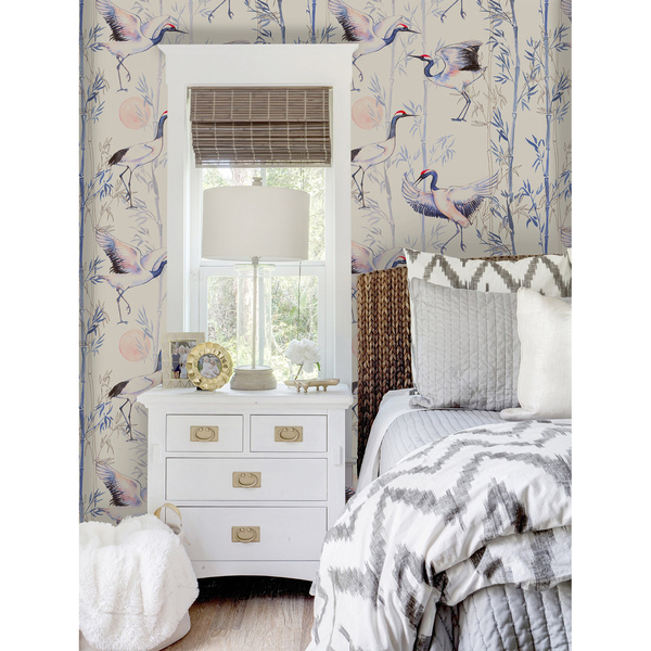 Fotobehang Dansende reigers