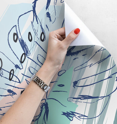 Fotobehang Tropische abstractie