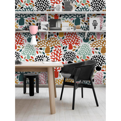 Fotobehang Regenboogplantenabstracties