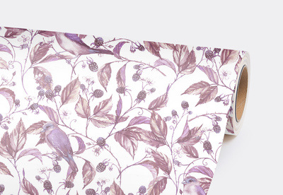 Fotobehang Vogels tussen de bramen