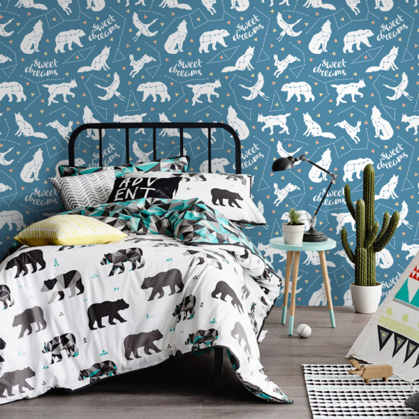 Fotobehang Ruimtedierentuin