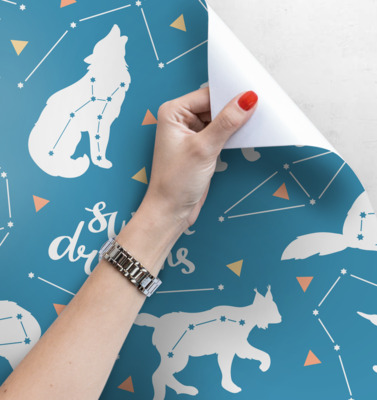 Fotobehang Ruimtedierentuin