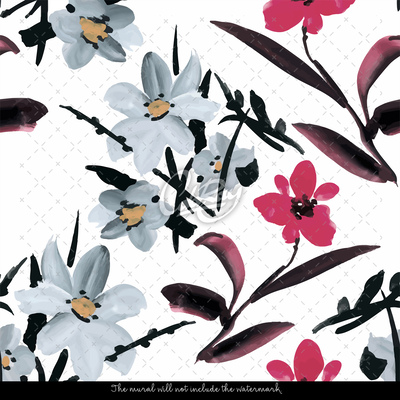 Fotobehang Poolse bloemen