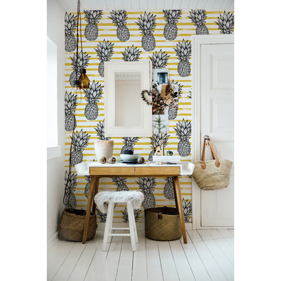 Fotobehang Designer ananas