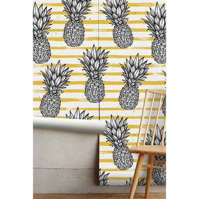 Fotobehang Designer ananas