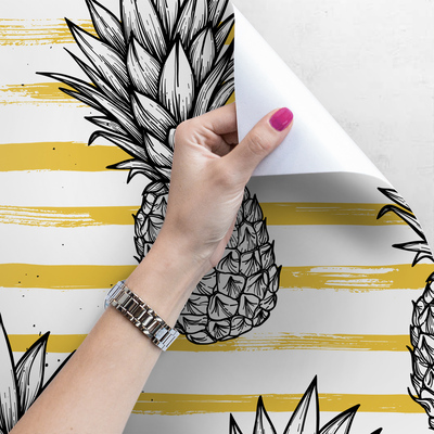 Fotobehang Designer ananas