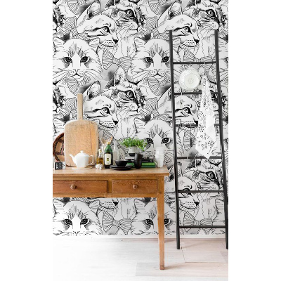 Fotobehang Elegante katten