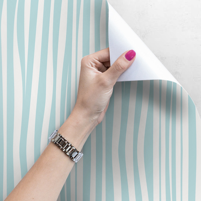 Fotobehang Kleurrijke zebra