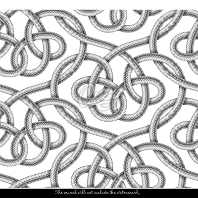 Fotobehang Zilveren kabels