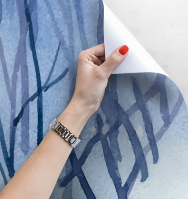 Fotobehang Januari in het park