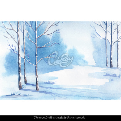 Fotobehang Onder het donsdeken