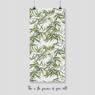 Fotobehang Delicate exotische bladeren