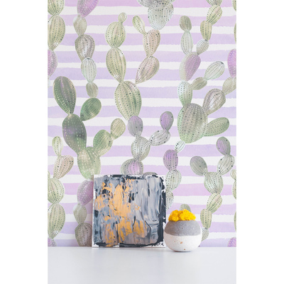 Fotobehang Cactus om ons heen