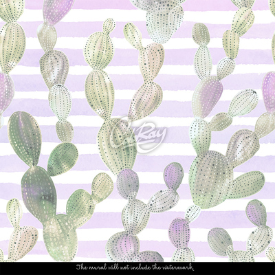 Fotobehang Cactus om ons heen