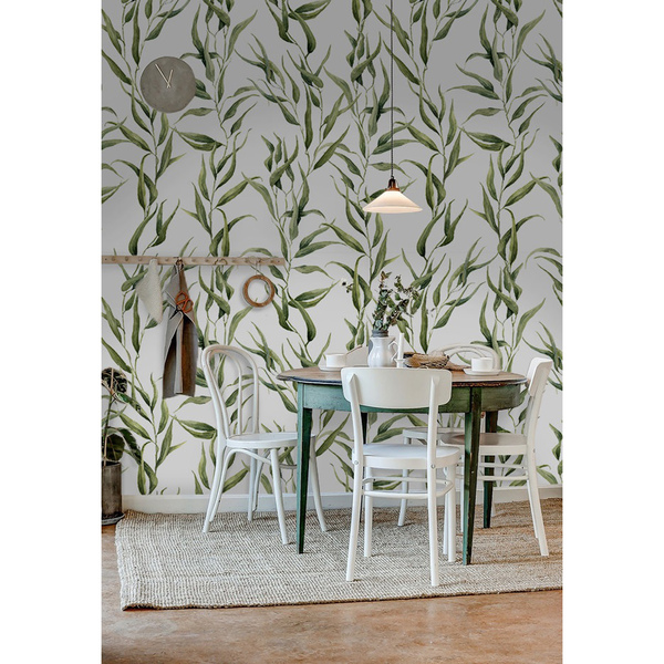 Fotobehang Subtiele eucalyptusbladeren