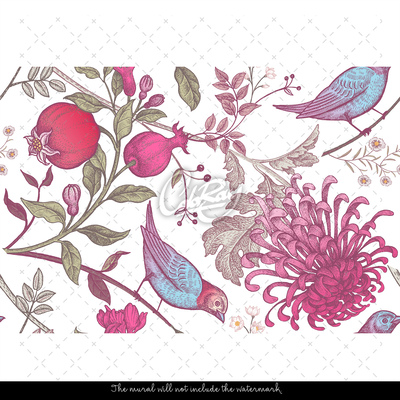 Fotobehang September in de tuin