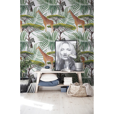 Fotobehang Dieren van de savanne