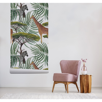 Fotobehang Dieren van de savanne