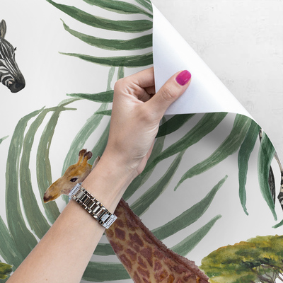 Fotobehang Dieren van de savanne