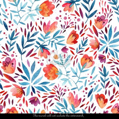 Fotobehang Klaprozen in Boho-stijl