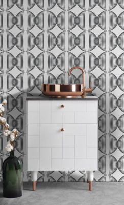 Fotobehang Minimalisme in een cirkel