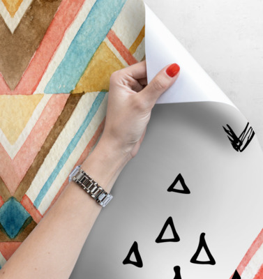 Fotobehang Stamtekens