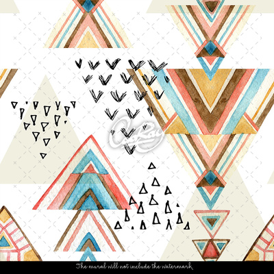 Fotobehang Stamtekens