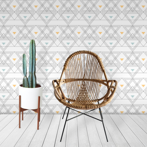 Fotobehang Op de hoek