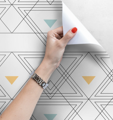 Fotobehang Op de hoek