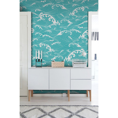 Fotobehang Ruwe feeëngolven