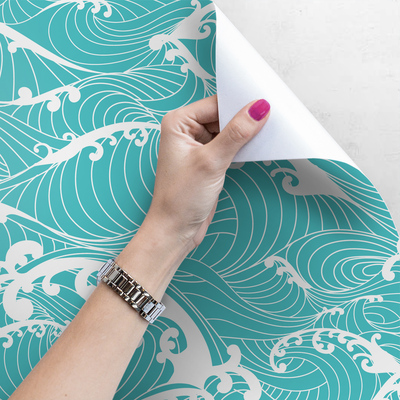 Fotobehang Ruwe feeëngolven