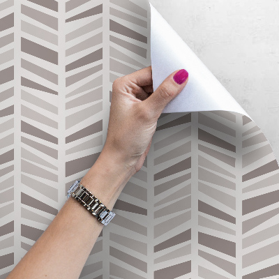 Fotobehang Etnisch grijs patroon