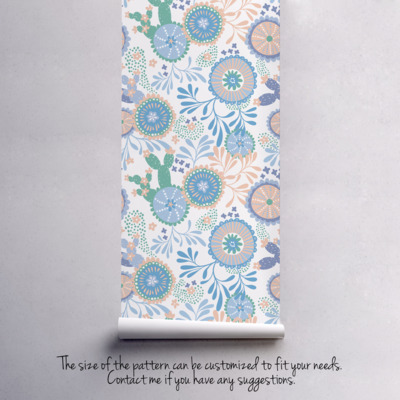 Fotobehang Fancy Botany