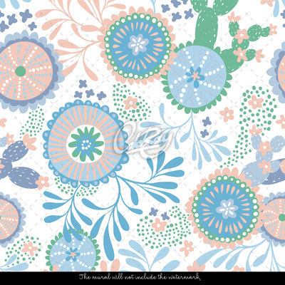 Fotobehang Fancy Botany