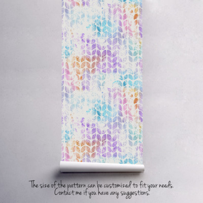 Fotobehang Iriserende pastels